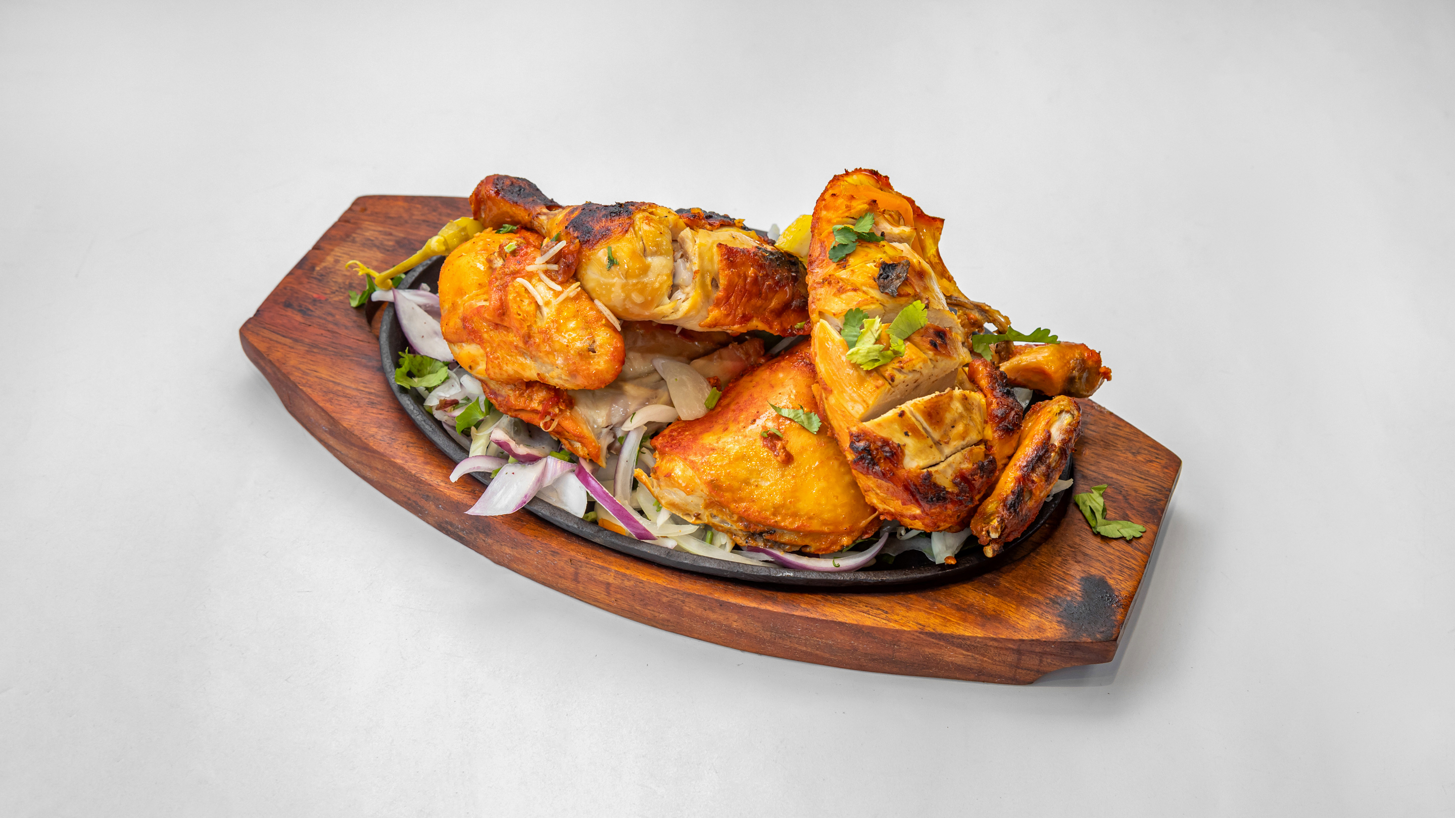 Whole grilled chicken